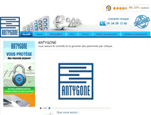 Tablet Screenshot of antygone.fr